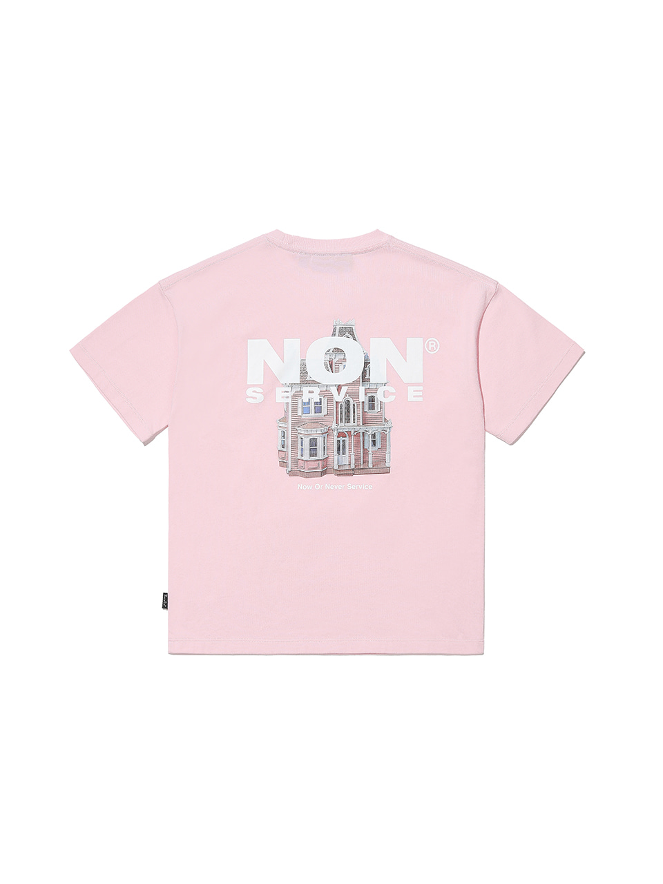 OVER FIT DOLL HOUSE DTP T-SHIRTS PINK