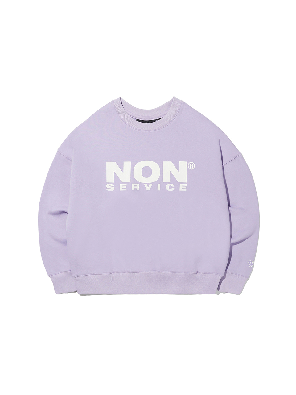 (리퍼브)  Regular Fit Bold Logo Sweatshirt Lavender