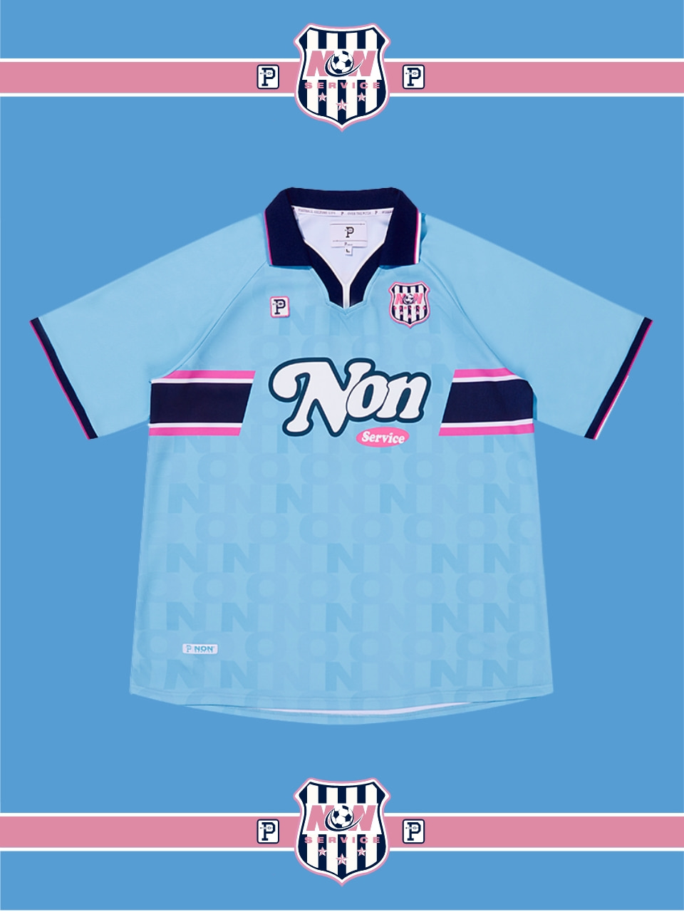 OVER THE PITCH SOCCER JERSEY SKY BLUE(성인)