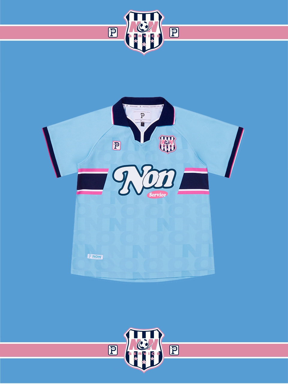 OVER THE PITCH SOCCER JERSEY SKY BLUE(아동)